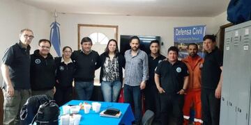 Reunión de Defensa Civil en Tolhuin