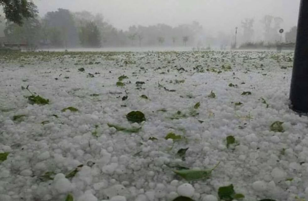 Temporal de lluvia, viento y granizo ocasionó daños materiales aislados en el sur de Córdoba