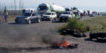 Corte de ruta\u002E Trelew\u002E