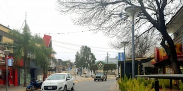 Villa Carlos Paz\u002E Reloj Cucú un día de invierno\u002E (Foto: VíaCarlosPaz)\u002E