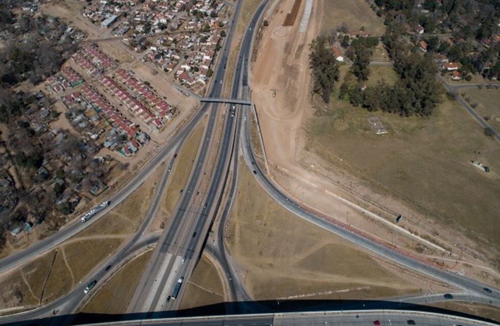 Nudo El Tropezón: corte en uno de los ramales este lunes por obras de la Circunvalación