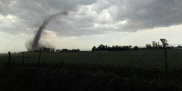 reportan tornado en proximidades de Río Cuarto