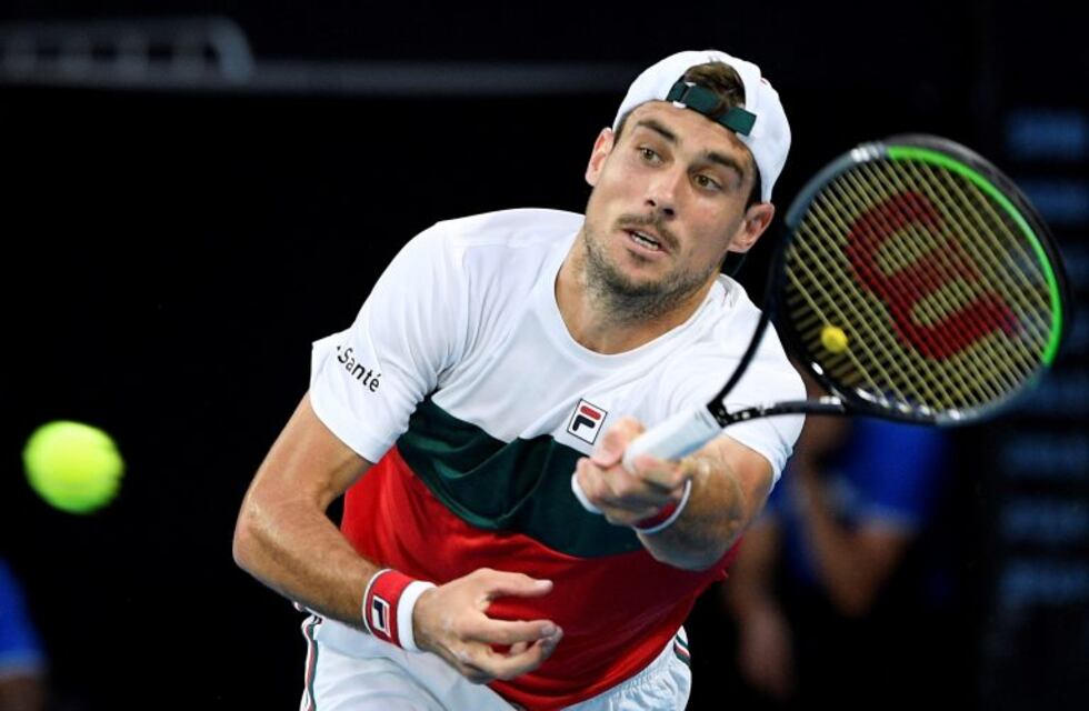 El bahiense Guido Pella superó a Bagni y pasó a cuartos de final