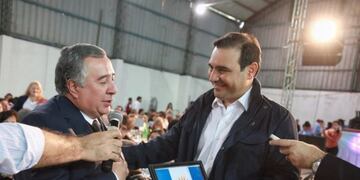 Valdés asistió a los festejos por el aniversario de San Luis del Palmar\u002E (@gustavovaldesok)