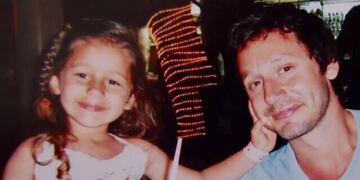 Benjamín Vicuña y los recuerdos de su hija Blanca.