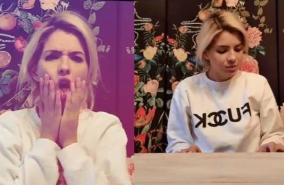 Video: la China Suárez quiere aprender a tocar el piano pero Magnolia no la deja