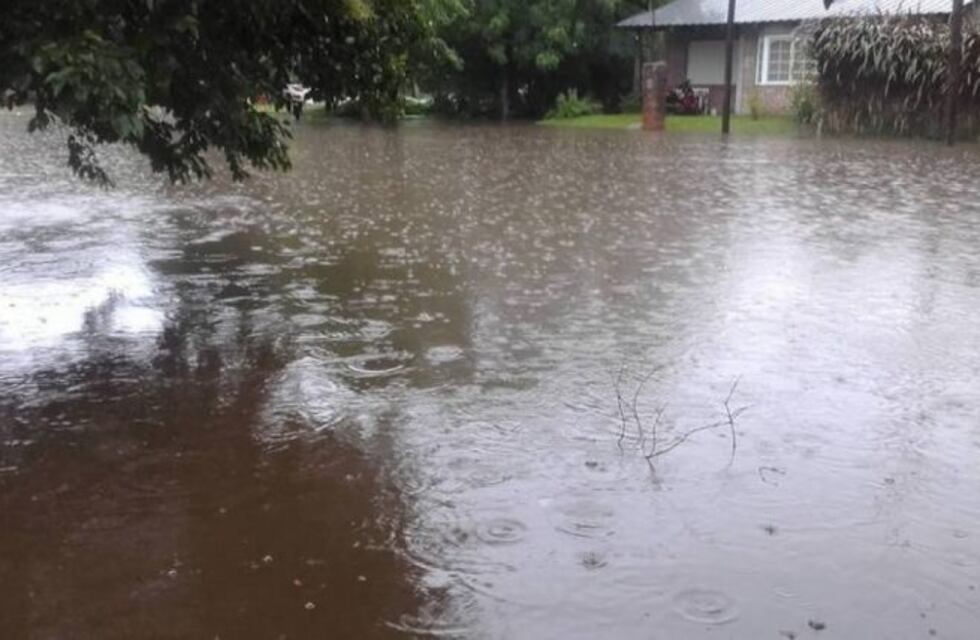 El temporal vuelve a castigar a Irazusta: llovieron 175 mm en cuatro horas