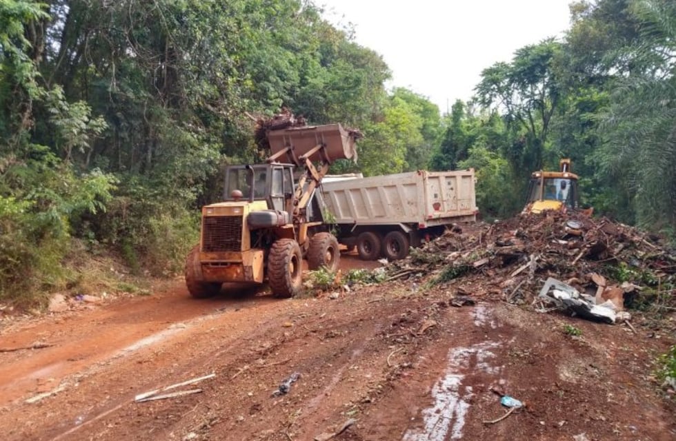 El municipio de Oberá realiza limpiezas generales en barrio Norte y San José