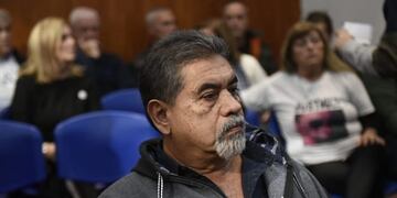 Hugo Buffarini y Carlos García en el juicio por la tragedia de calle Salta (Juan José García)