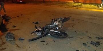 Accidente en San Lorenzo con un motociclista muerto\u002E (Ministerio de Seguridad)