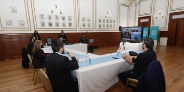 La gobernadora firmó convenio con Fabricaciones Militares Sociedad del Estado