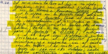 Los ocho cuadernos donde el chofer de Baratta registraba las coimas