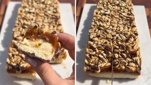 Una alternativa al clásico: cómo hacer un turrón de toffee y cheesecake para Año Nuevo