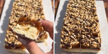 Una alternativa al clásico: cómo hacer un turrón de toffee y cheesecake para Año Nuevo