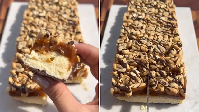 Una alternativa al clásico: cómo hacer un turrón de toffee y cheesecake para Año Nuevo