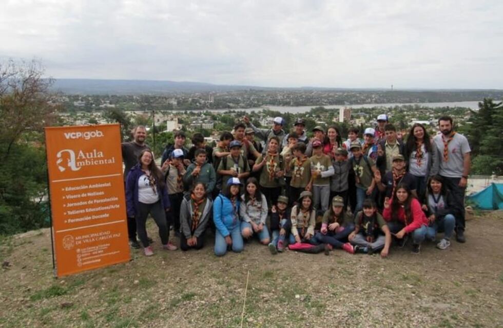 Jóvenes Scout de Carlos Paz visitaron el Aula Ambiental