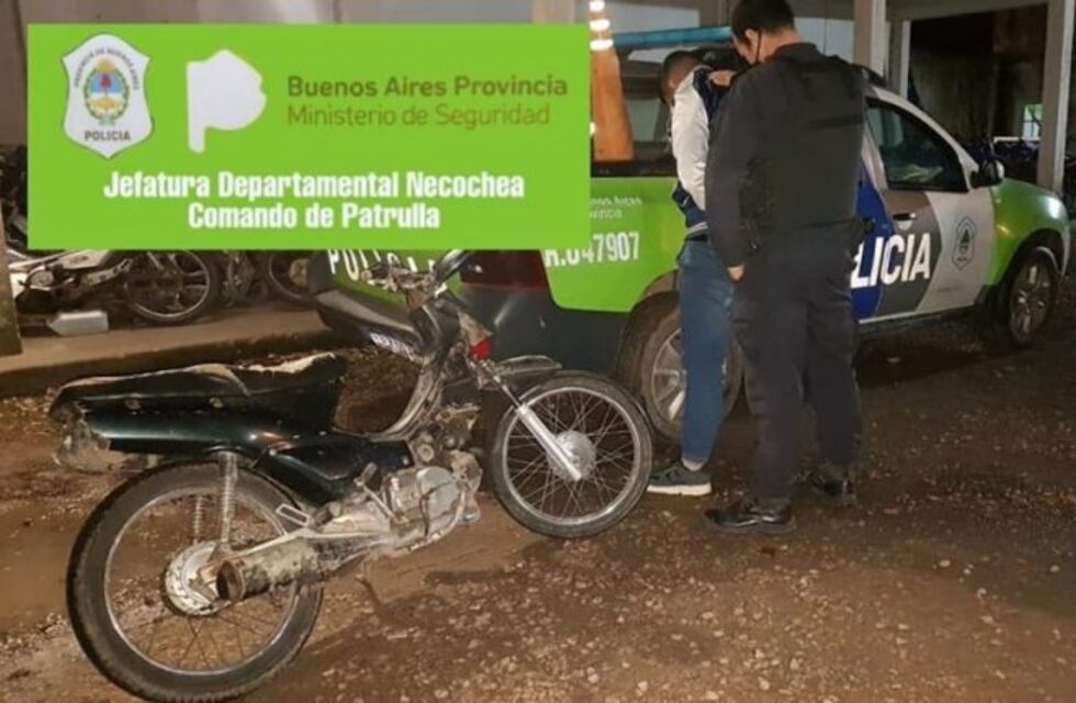 Motochorros atrapado luego de intentar robar en una granja
