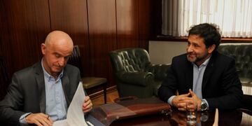 El ministro Alejandro Garzonio suscribió el acuerdo con Nación\u002E
