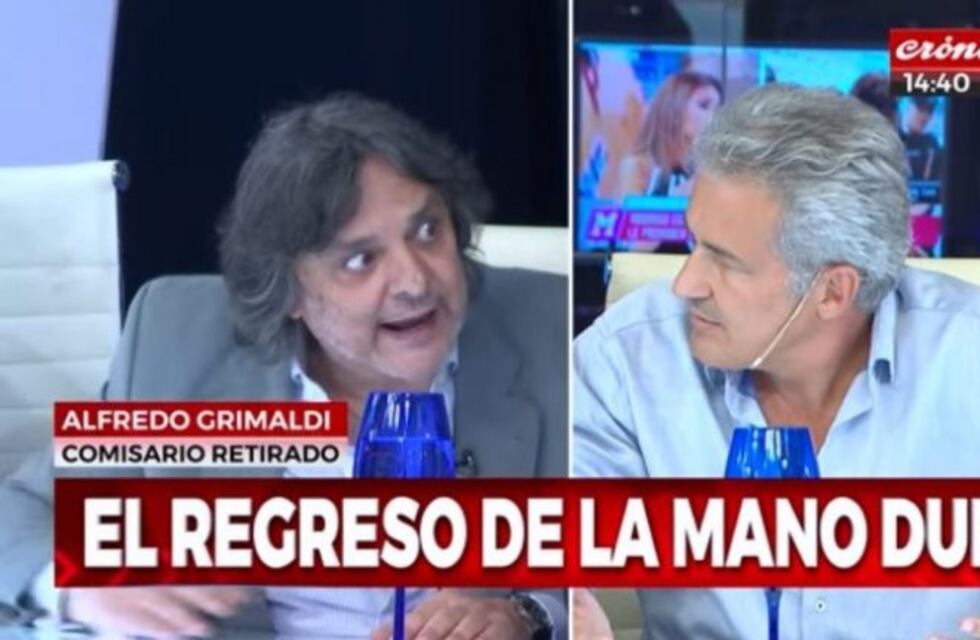 Escándalo: Ivo Cutzarida a las piñas con un excomisario en televisión