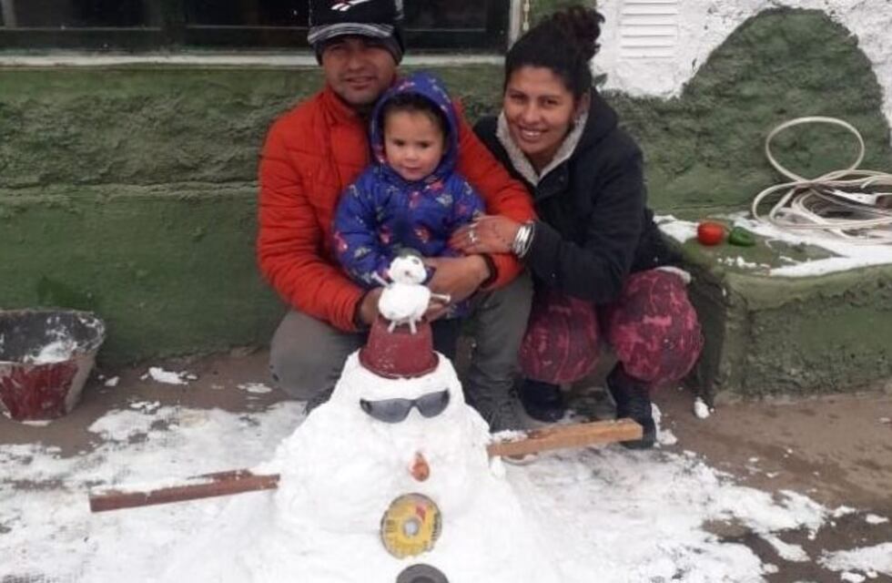 En plena primavera, nevó en San Juan