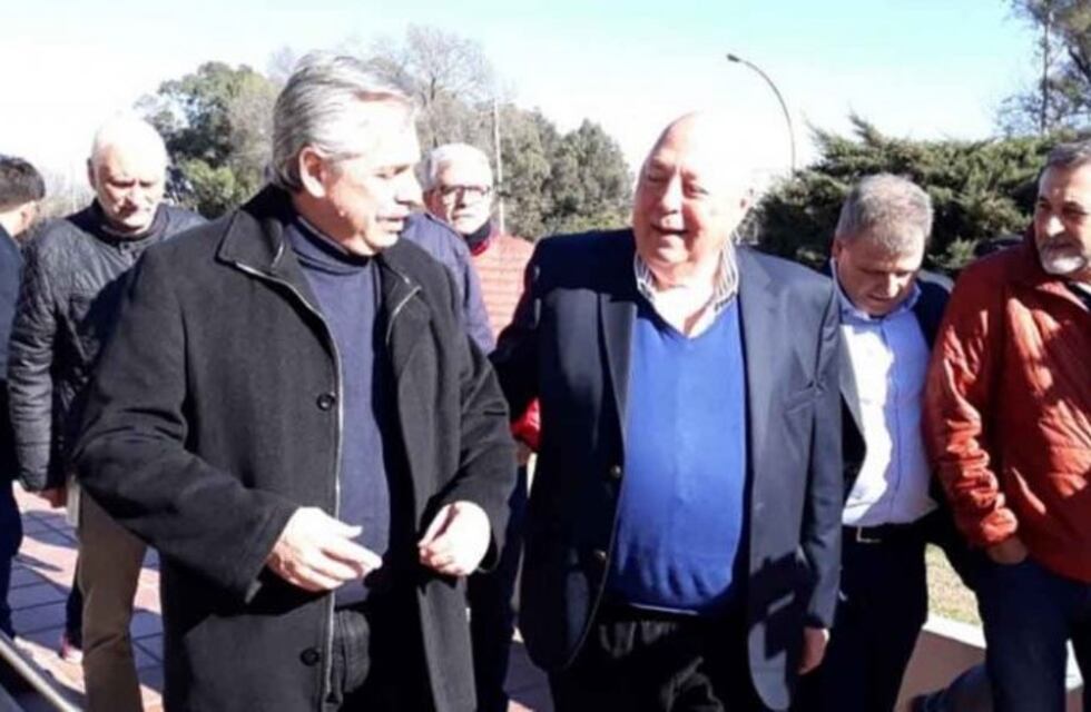 Alberto Fernández llegó a General Deheza para reunirse con Urquía
