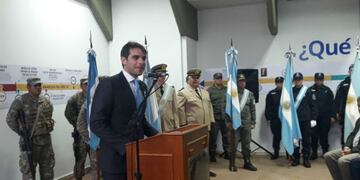 Passaglia fue uno de los oradores en el acto por el Día del Acuerdo\u002E (El informante)