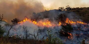 Incendios intencionales en las sierras cordobesas\u002E (Foto: Gobierno de Córdoba)\u002E