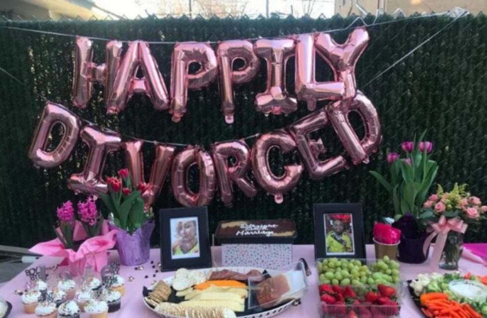 Se terminó el amor, y celebró su divorcio con un fiestón