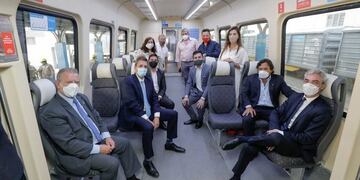 Sergio Massa, Gustavo Saenz y Mario Meoni durante el acto en Salta (Foto tomada de Infobae)