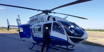 Base para helicópteros en Rivadavia