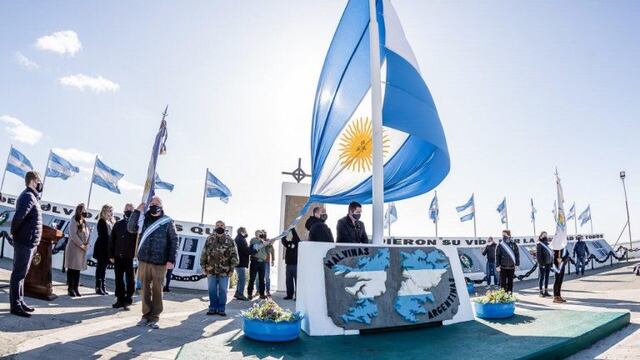 Acto en Malvinas RGA