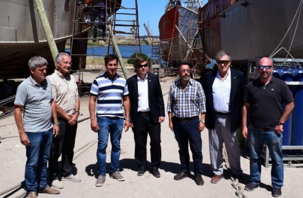 Juan Bosch visitó Puerto Quequén