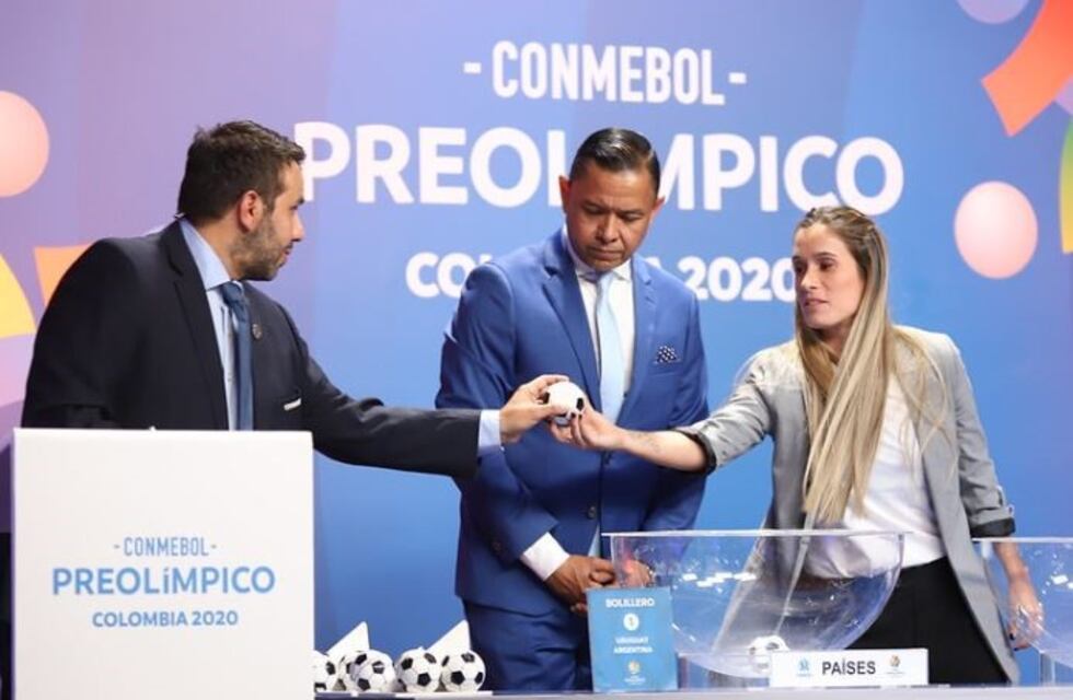 Se sortearon los grupos para el Preolímpico de fútbol masculino que se disputará en Colombia