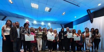 Acto proclamacion de autoridades en Arroyito