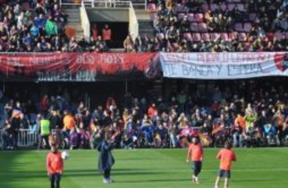 La filial de Newell's en Barcelona acompañó a Messi en su primer entrenamiento del año