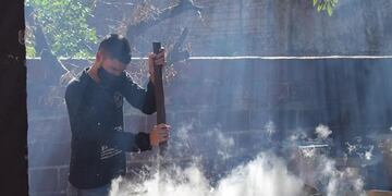 Comida para 500 personas en desayuno y almuerzo, realizado por la Indu Solidaria de Posadas\u002E (M\u002E de Desarrollo)