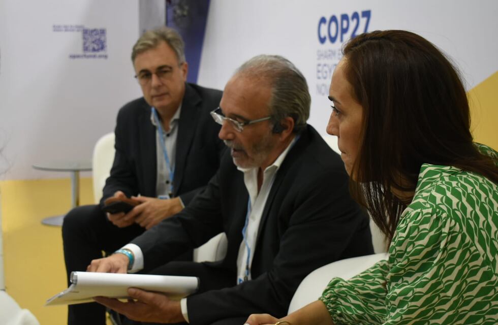 Luis Castellano está en Egipto en la Conferencia Anual de la ONU: busca financiamiento para el Parque Regional