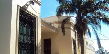 La escuela que funciona en la vieja mansión Frey, de Moussy\u002E