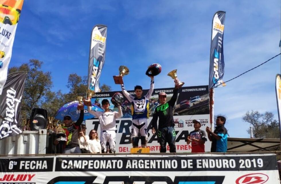 Luciano Robledo se coronó Campeón Argentino de Enduro