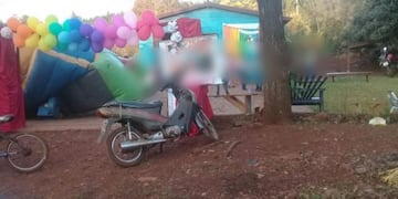 El dueño de la casa aceptó desarmar el festejo\u002E