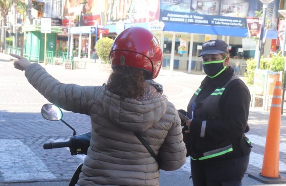 Comienzan a sancionar a quienes no usen tapabocas en Carlos Paz