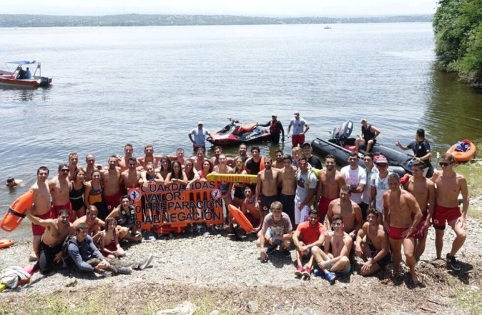 Carlos Paz: terminó el curso para los guardavidas