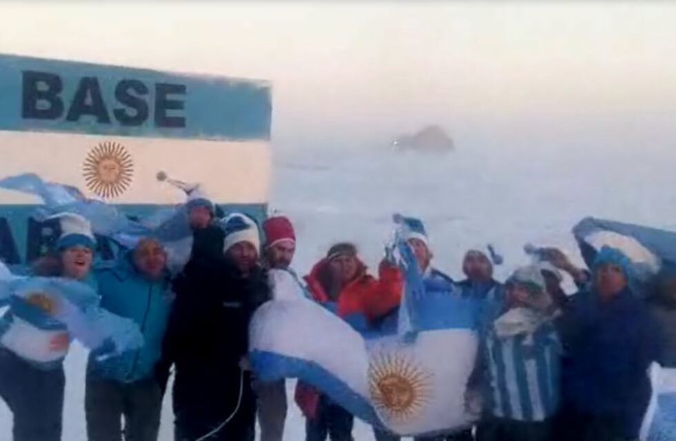 Argentina, Argentina, la Antártida también festejó