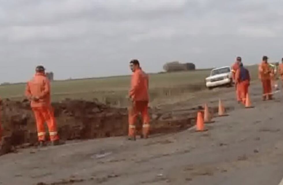 Corte de tránsito en la ruta 18 por la caída de un puente