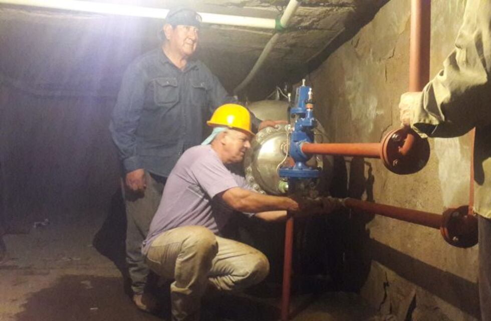 Prueban la nueva calefacción de la escuela Hogar Eva Perón