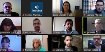 Sesión virtual del Concejo Municipal de Rafaela