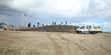 Avanzan los trabajos de restauración del monumento de Cristo