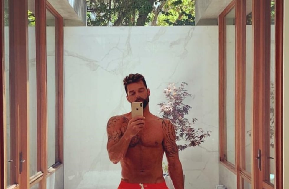 Ricky Martin publicó una foto en paños menores que enloqueció a Susana Giménez