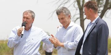 Juan Schiaretti junto a Mauricio Macri en San Francisco\u002E