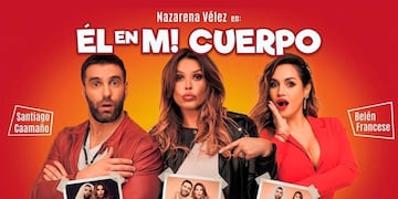 Afiche obra El en mi cuerpo